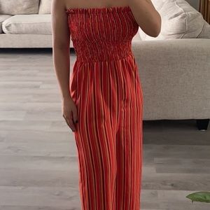Charlotte Russe floor length romper